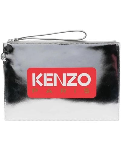 KENZO Pouch large clutch - Rosso