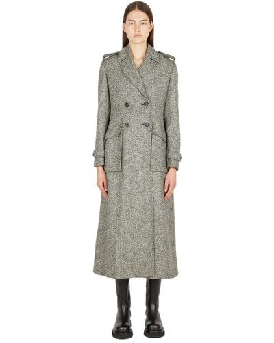 DURAZZI MILANO Tweed coat - herencia de la moda italiana - Gris
