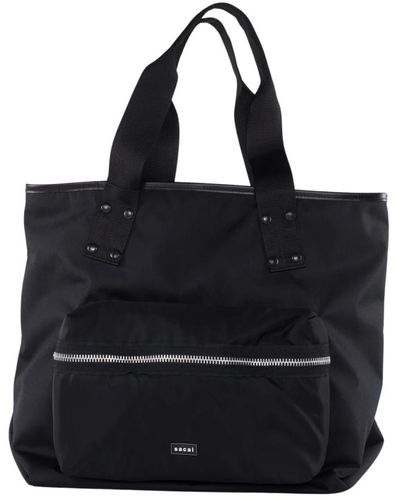 Sacai Bags > tote bags - Noir