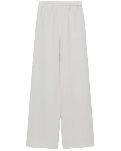 Emporio Armani Pantalones grises modelo elegante - Blanco