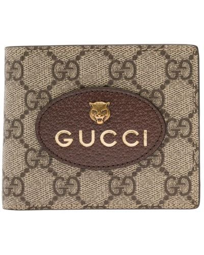 Gucci Beige neo vintage portafogli - Metallizzato