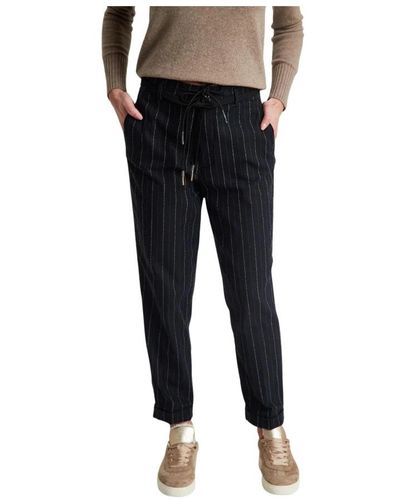 Mason's Slim-Fit Trousers - Black