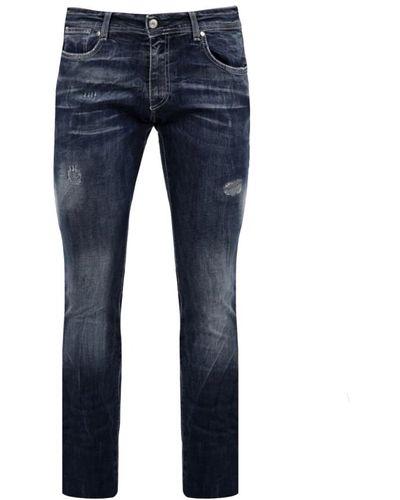 Daniele Alessandrini Denim jeans modell pf002f1094400 - Blau