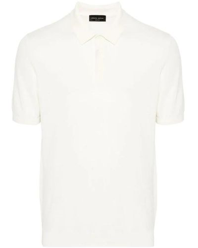 Roberto Collina Polo Shirts - White