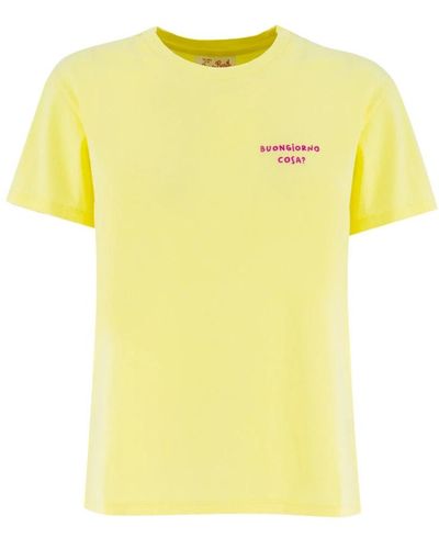 Mc2 Saint Barth T-Shirts - Yellow
