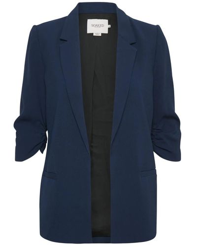Soaked In Luxury Shirley chaqueta de blazer - Azul