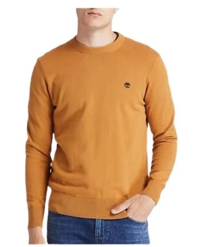 Timberland Round-Neck Knitwear - Orange