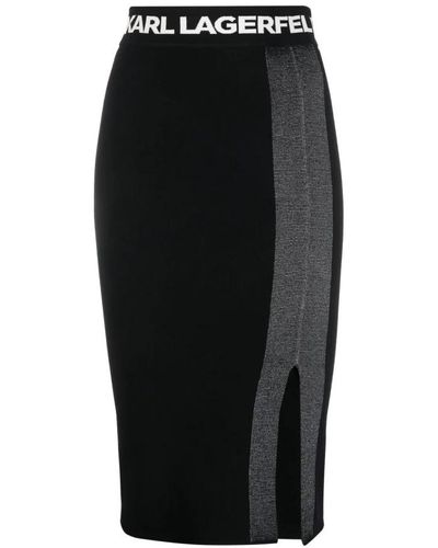 Karl Lagerfeld Pencil Skirts - Black