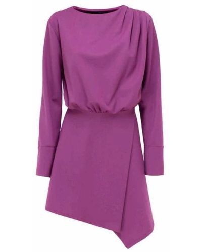 FEDERICA TOSI Short Dresses - Purple