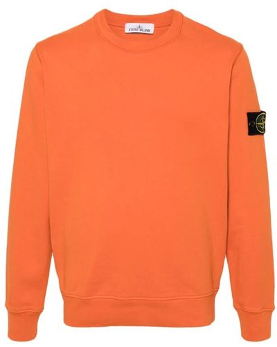 Stone Island Pullover für männer - Orange