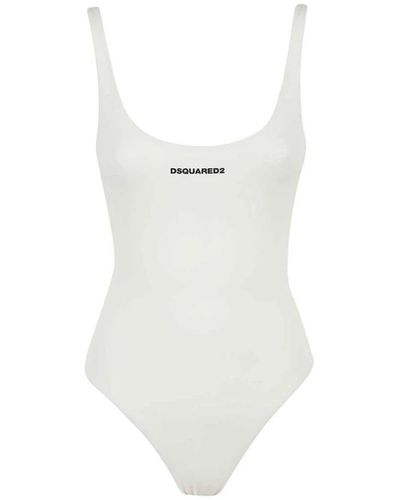 DSquared² Swimwear > one-piece - Blanc