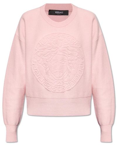 Versace Maglione di lana - Rosa