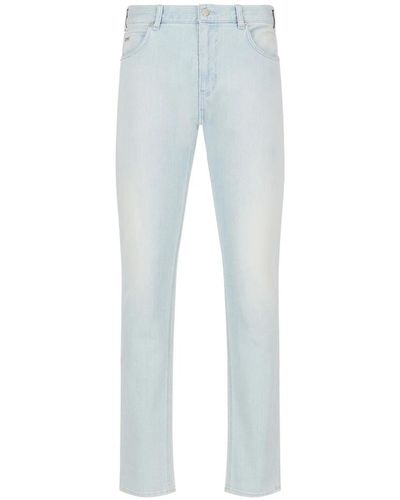 Emporio Armani J16 jeans baumwolle elastan 5 taschen - Blau