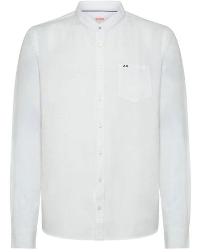 Sun 68 Formal Shirts - White