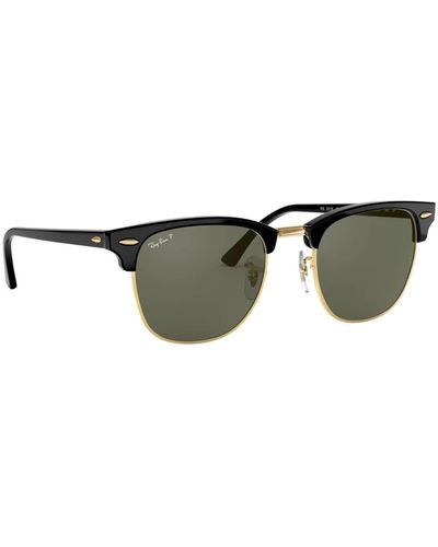 Ray-Ban Clubmaster 3016 schwarz grün sonnenbrille
