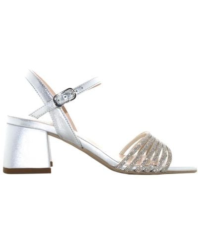 Nero Giardini Shoes > sandals > high heel sandals - Blanc