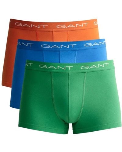 GANT Unterhose trunk 3er pack - Grün