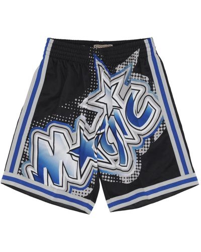 Mitchell & Ness Nba big face 7.0 mode shorts - Blau