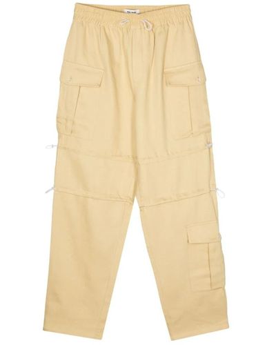 Wales Bonner Straight Trousers - Natural
