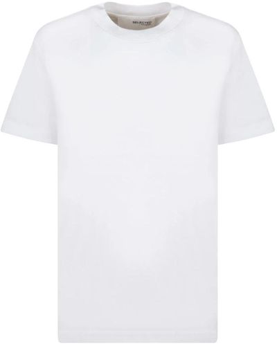 SELECTED Stylische t-shirts und polos - Weiß