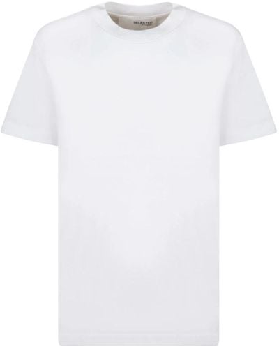 SELECTED T-shirt e polo alla moda - Bianco