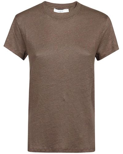 IRO Braunes drittes t-shirt,stilvolles fushia third t-shirt ,hellbeige drittes t-shirt