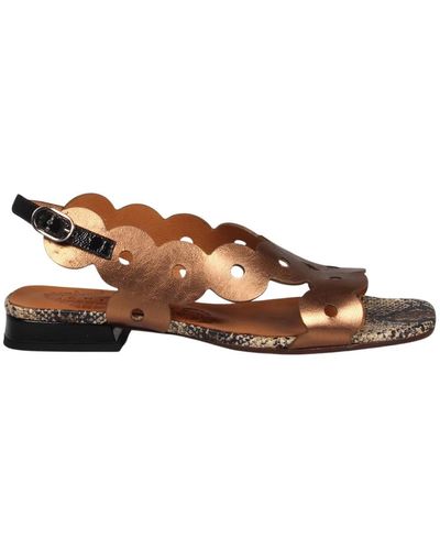 Chie Mihara Flat Sandals - Brown