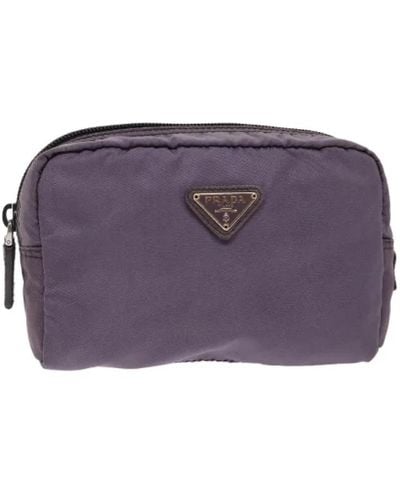 Prada Pre-owned > pre-owned bags > pre-owned clutches - Violet