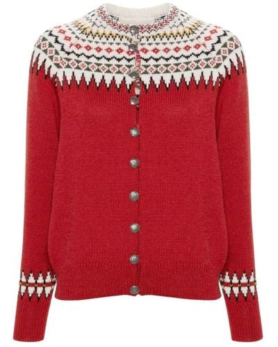 Bode Cardigans - Red
