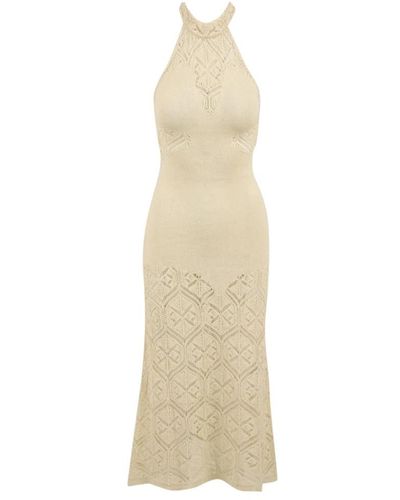 Akep Knitted Dresses - Natural