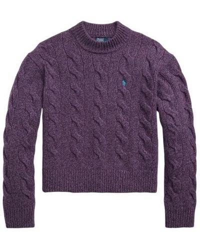 Ralph Lauren Round-Neck Knitwear - Purple