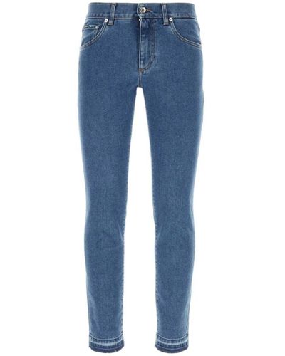 Dolce & Gabbana Stretch baumwoll slim fit jeans - Blau