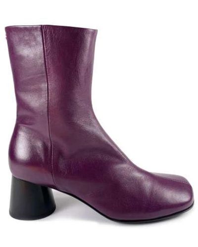 Halmanera Heeled Boots - Purple