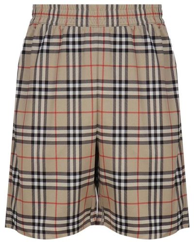 Burberry Shorts > casual shorts - Gris