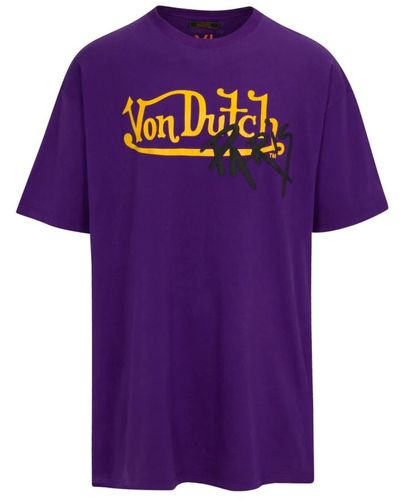 Von Dutch Tops > t-shirts - Violet