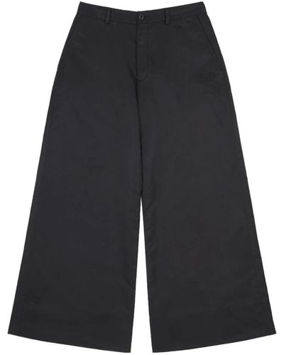 MM6 by Maison Martin Margiela Trousers > wide trousers - Noir