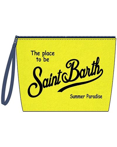 Mc2 Saint Barth Gelbe taschen für stilvolle outfits