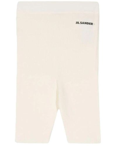 Jil Sander Short Shorts - Natural