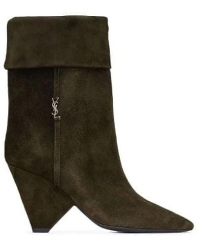 Saint Laurent Heeled Boots - Green