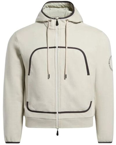 Bikkembergs Kapuzen-zip-sweatshirt im nächtlichen traumdesign - Grau