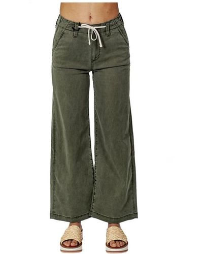 PAIGE Wide Jeans - Green