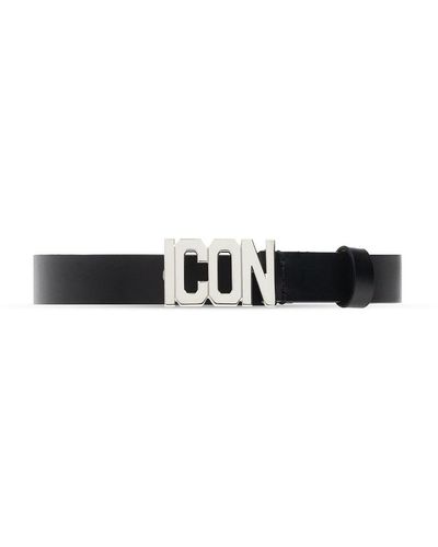 DSquared² Belt with decorative buckle - Nero