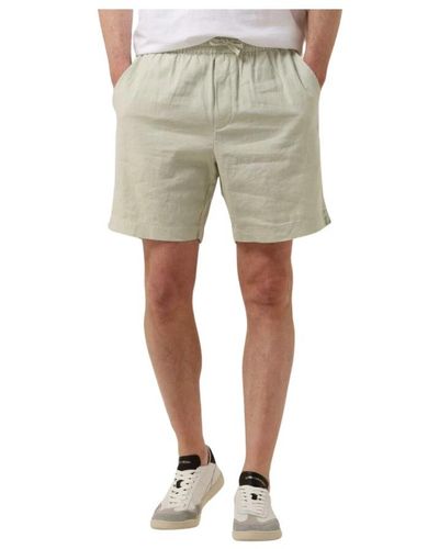 Woodbird Leinen shorts für den sommer - Natur