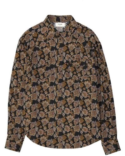 Celine Casual Shirts - Brown