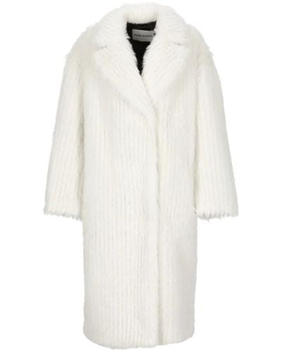 Stand Studio Coats > single-breasted coats - Blanc