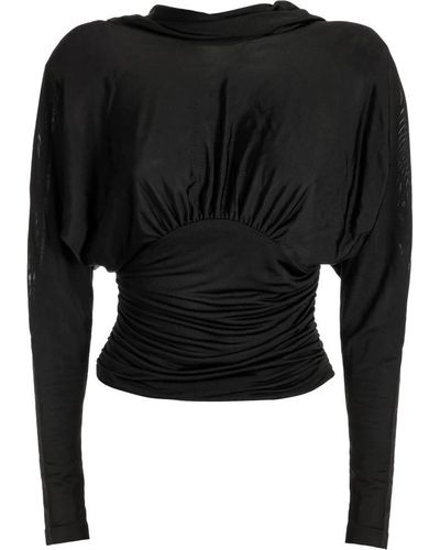 Saint Laurent Stilvolles und bequemes t-shirt für frauen - Schwarz