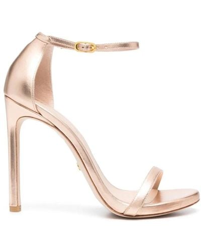 Stuart Weitzman Elegante rosa high heel pumps - Weiß