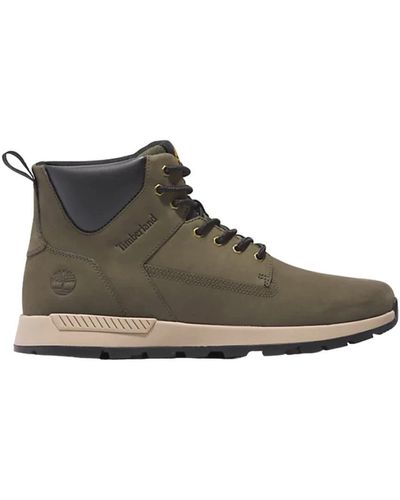 Timberland Lace-Up Boots - Grey