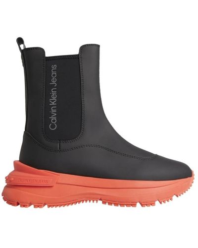 Calvin Klein Chunky runner chelsea boot - Marrón