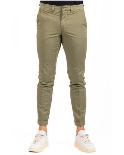 Fay Slim-Fit Trousers - Green